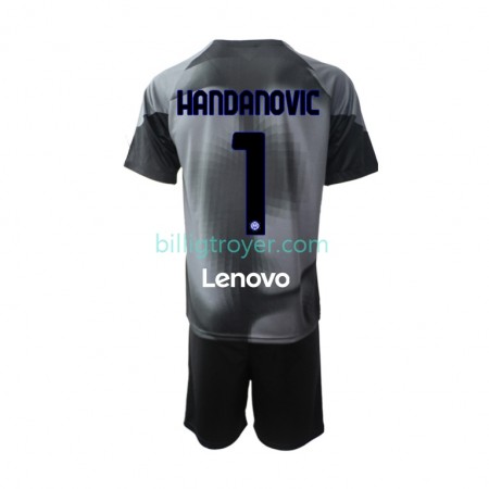 Billige Fotballdrakter Inter Milan Samir Handanovic 1 Keeper Barn Hjemmedraktsett 2022/23 Kortermet